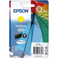 Epson 406 Umbrella DURABrite Ultra C13T17G44010 -mustekasetti, 6 ml, keltainen