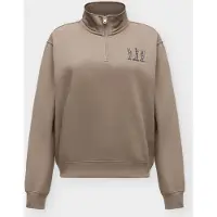 The North Face W Ski Embro Relaxed 1/4 Zip - Graphic - Beige - M