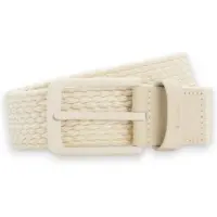 BOSS for man. 50558757 Braided belt with beige buckle (100 cm), Casual, Fabric