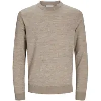 Jack & Jones Jprmerino Knit Crew Neck Noos - Beige - L