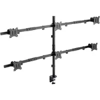 Equip 650160, Kiinnike/läpivientisuojus, 42 kg, 43,2 cm (17"), 81,3 cm (32"), 100 x 100 mm, Musta