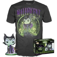 Funko POP! Disney T-paita Ja Eksklusiivinen Villanas Pahatar -figuuri