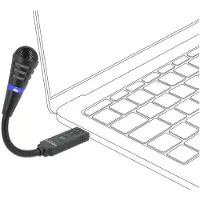 DeLOCK 66499, Kannettavan tietokoneen mikrofoni, -35 dB, 70 - 15000 Hz, 16 bittiä, 48 kHz, Yksisuuntainen