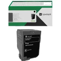 Lexmark 71C0H10 -laservärikasetti, musta