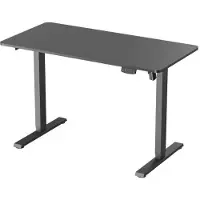 Hobby Hall Säädettäväkorkuinen pöytä Frigg, 120x60x72–119 cm, musta