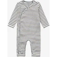Noppies Playsuit Ls Stripe - Blue - 68
