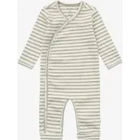 Noppies Playsuit Ls Stripe - Green - 50