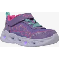 SKECHERS Heart Lights Bubble Love - Purple - 22