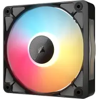 Corsair iCUE LINK RX120 II RGB PWM PC Fan Expansion, Tuuletin, 12 cm, 400 RPM, 2100 RPM, Musta (CO-9051057-WW)