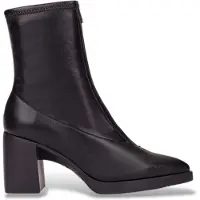 Wonders for woman. L-1604 Vera 04 black ankle boots (40), 5 to 8 cm, Zip, Casual