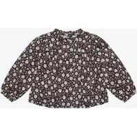 Mango Floral Print Blouse - Brown - 86