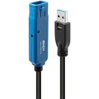 Lindy Aktivinen USB 3.0 jatkojohto - Pro - 10m - Plug &amp; Play - Taaksepäin yhteensopiva - USB tyyppi A nainen liitin