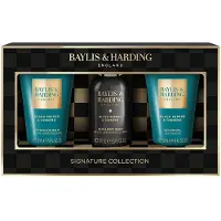 BAYLIS & HARDING Black Pepper & Ginseng Men's Luxury Mini Trio Gift Se