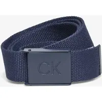 Calvin Klein Golf Ck Monogram Buckle Belt - Navy - ONE SIZE