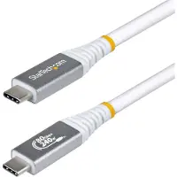 StarTech.com USB4-C -kaapeli, 80 Gbps, PD 240W, 0,5m, valkoinen