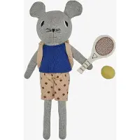 Oyoy MINI Nuni Mouse Tennis Doll - Multi/patterned - 34.5X18.6X4CM