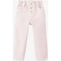 Mango Paper Bag Jeans With Buttons - Pink - 92