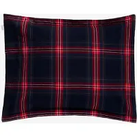 Gant Flannel Check Pillowcase - Navy - 50X60