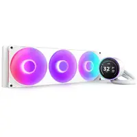 NZXT Kraken 420 Elite RGB V2 nestejäähdytysjärjestelmä, valkoinen