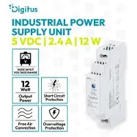 Digitus DN-PWR-SST-125, Palvelin, Sisätila, 90 - 264 V, 47/63 Hz, 12 W, 5 V