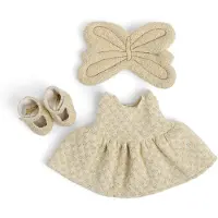 Smallstuff Doll Clothing, Fairy With Shoes And Wings - Cream - ONE SIZE