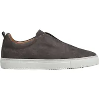 Hackett London for man. HMS200098 Vision grey suede sneakers (46), Flat, Split Leather, None, Casual