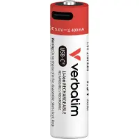 Verbatim – AA USB-C Rechargeable Battery (Pack of 4) (30249)