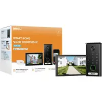 IMOU VDP7 PoE, Langallinen, Ihmisen tunnistus, Ajoneuvon tunnistus, 120 m, 17,8 cm (7"), 1024 x 600 pikseliä, 5 MP (-VO1-5M0A/VH1-7A0A)