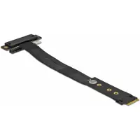DeLOCK – M.2 Key M to PCIe x4 NVMe Adapter angled with 20 cm cable (64132)
