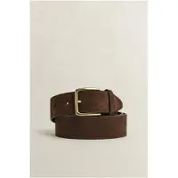 Gant Suede Belt - Brown - 100