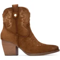 Refresh for woman. 17301401-CAMEL Ankle boots 173014 brown (37), 3 to 5 cm, Zip, Casual