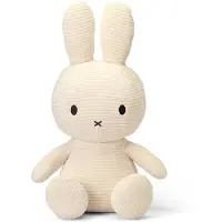 Bon Ton Toys Miffy ECO Corduroy 70 Cm Offwhite Offwhite 70 cm Valkoinen 70 cm Pojat, Tytöt