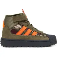 Adidas Saappaat 'SUPERSTAR WINTER TREK' oliivi / oranssi / viininpunainen / musta