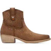 Refresh for woman. 17504202-CAMEL Ankle boots 175042 brown (37), 3 to 5 cm, Zip, Casual