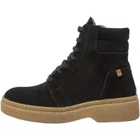 El naturalista for woman. 25900S101005_001 Leather Ankle Boots N5900S Arpea black (41), Flat, 1 to 3 cm, Casual