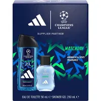 Adidas Gift Set UEFA Match Day Eau De Parfum 50 ml + Shower Gel 250 ml