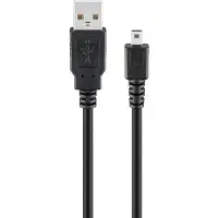 Pro USB-A <-> USB Mini-B (8-pin) - 1.8m - Musta
