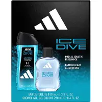 Adidas Gift Set Ice Dive Eau De Toilette 100 ml + Shower Gel 250 ml