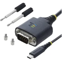 StarTech.com – 6.6ft USB-C to Serial Adapter Cable/FTDI (1P6FFC-USB-C-SERIAL)