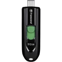 Transcend JetFlash 790 C, 512 GB, USB Type-C, 3.2 Gen 1 (3.1 Gen 1), Liuku, 9 g, Musta, Vihreä (TS512GJF790C)