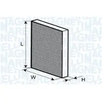 MAGNETI MARELLI Suodatin, sisäilma 350203064040