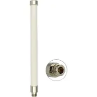 DeLOCK – WLAN 802.11 ac/a/h/b/g/n Antenna N jack 6 - 8 dBi 28 cm omnidirectional fixed pole mount (89440)