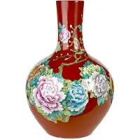 Pols Potten Ball Body Vase - Red - Ø41X H57CM