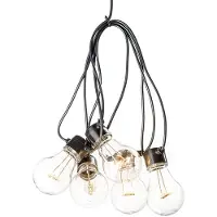 Konstsmide Valonauha E27 5 amber LED-lamppua m timer 6h 4xAA. 2372-800