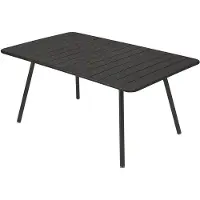 Fermob Luxembourg pöytä, 165 x 100 cm, liquorice
