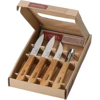 Opinel - Essentials Veitsisetti 4 kpl Pyökki
