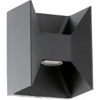 Eglo Morino LED seinävalaisin IP44 18cm 2,7W 3000K antrasiitti