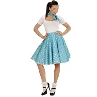 Widmann 50-luvun Hame Turkoosi Naamiaisasu - One size