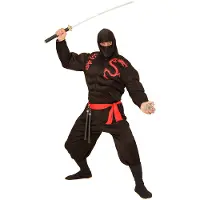 Widmann Ninja Muskeleilla Naamiaisasu - Large