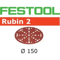 Festool Hiomapaperi STF D150/48 P180 RU2/50 Rubin 2